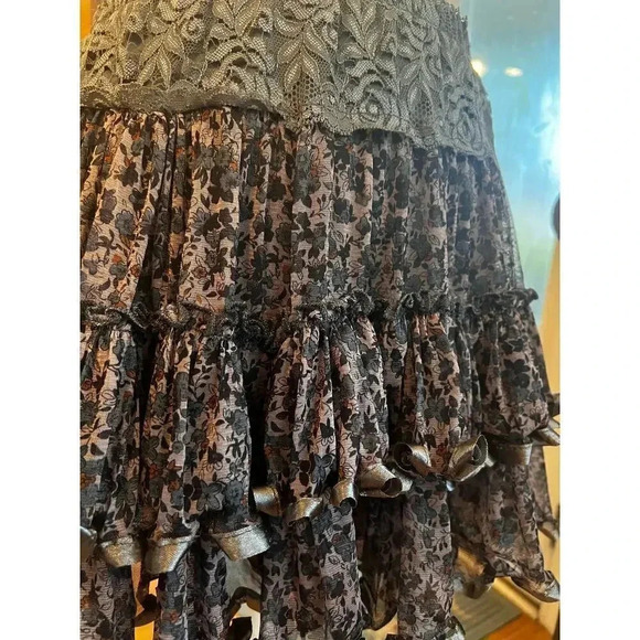 Rachael & Chloe layered petticoat style skirt girls size small - Picture 3 of 6